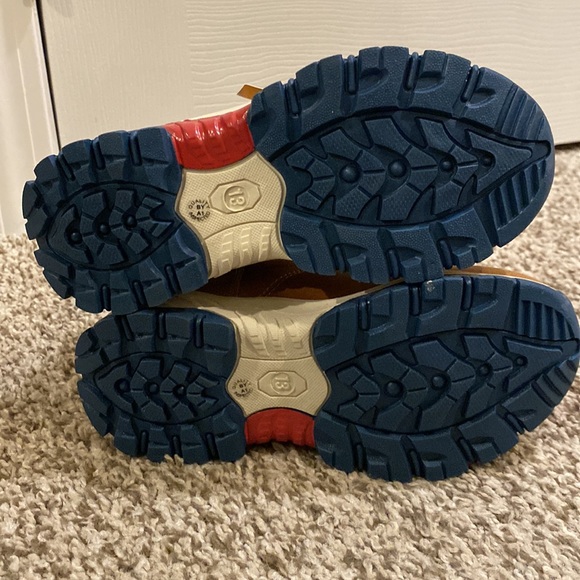 Boys Hiking Boot Size 13 Brown Red Navy - Picture 7 of 11